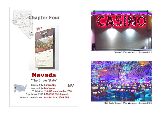 Small town America. State 4 – Nevada. 'The Silver State'.
